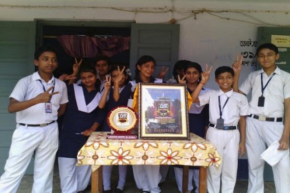 Ramesh School awarded as the Best School in Gomati District